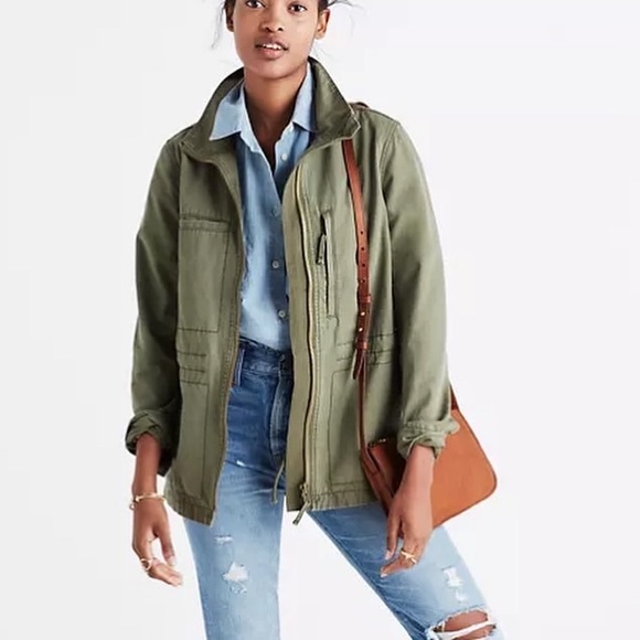 Madewell Green Fleet Jacket - Picture 7 of 9